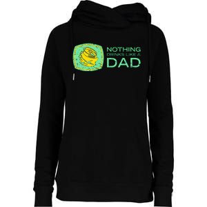 Nothing Drinks Like A Dad Womens Funnel Neck Pullover Hood