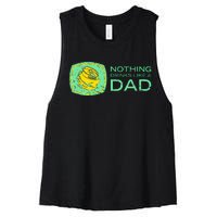 Nothing Drinks Like A Dad Women's Racerback Cropped Tank