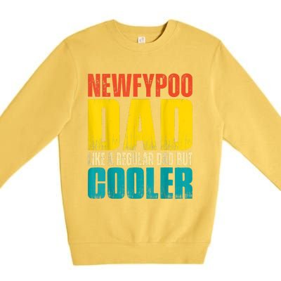 Newfypoo Dad Like A Regular Dad But Cooler Premium Crewneck Sweatshirt