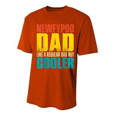 Newfypoo Dad Like A Regular Dad But Cooler Performance Sprint T-Shirt