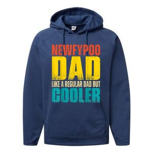 Newfypoo Dad Like A Regular Dad But Cooler Performance Fleece Hoodie