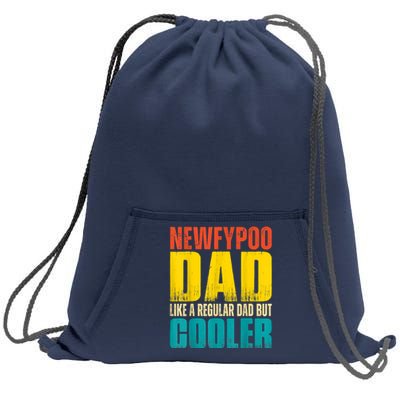 Newfypoo Dad Like A Regular Dad But Cooler Sweatshirt Cinch Pack Bag