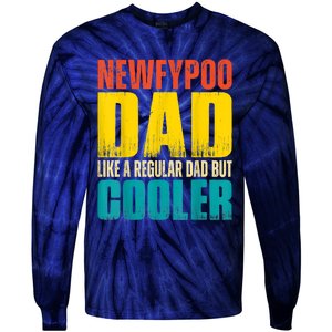 Newfypoo Dad Like A Regular Dad But Cooler Tie-Dye Long Sleeve Shirt