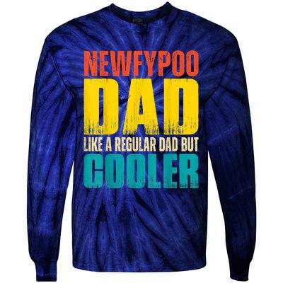 Newfypoo Dad Like A Regular Dad But Cooler Tie-Dye Long Sleeve Shirt