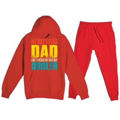 Newfypoo Dad Like A Regular Dad But Cooler Premium Hooded Sweatsuit Set