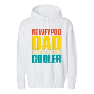 Newfypoo Dad Like A Regular Dad But Cooler Garment-Dyed Fleece Hoodie