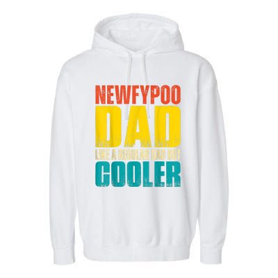 Newfypoo Dad Like A Regular Dad But Cooler Garment-Dyed Fleece Hoodie