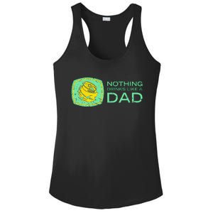 Nothing Drinks Like A Dad Ladies PosiCharge Competitor Racerback Tank