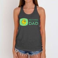 Nothing Drinks Like A Dad Women's Knotted Racerback Tank