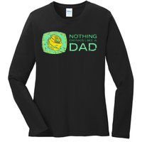 Nothing Drinks Like A Dad Ladies Long Sleeve Shirt