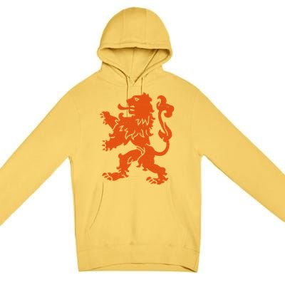 Nederland Dutch Logo Premium Pullover Hoodie