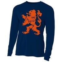 Nederland Dutch Logo Cooling Performance Long Sleeve Crew