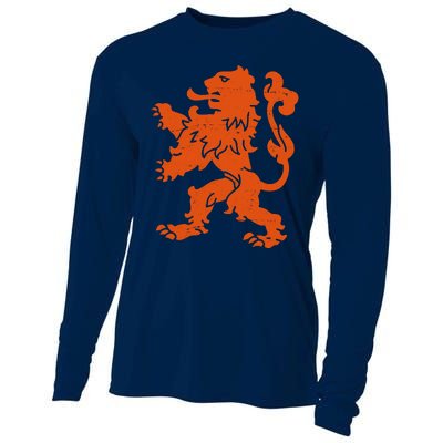 Nederland Dutch Logo Cooling Performance Long Sleeve Crew