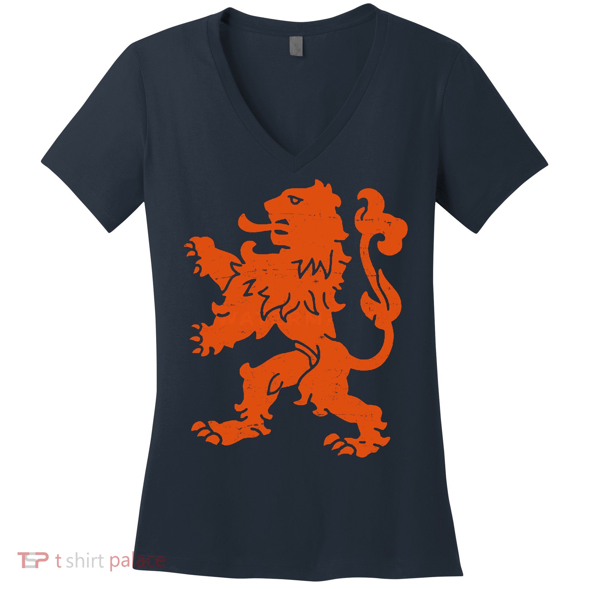 Nederland Dutch Logo Women's V-Neck T-Shirt