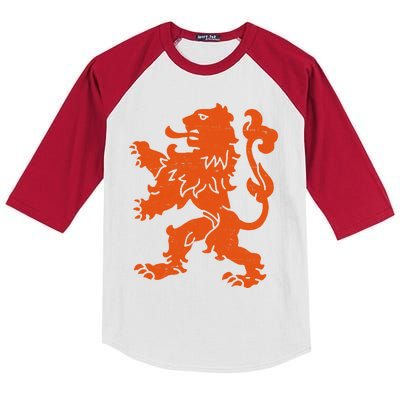 Nederland Dutch Logo Kids Colorblock Raglan Jersey