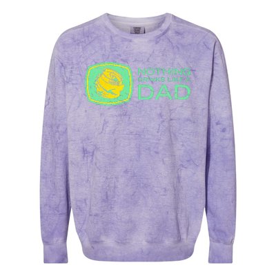 Nothing Drinks Like A Dad Colorblast Crewneck Sweatshirt