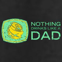 Nothing Drinks Like A Dad 7 Panel Mesh Trucker Snapback Hat