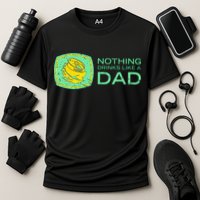 Nothing Drinks Like A Dad Cooling Performance Crew T-Shirt