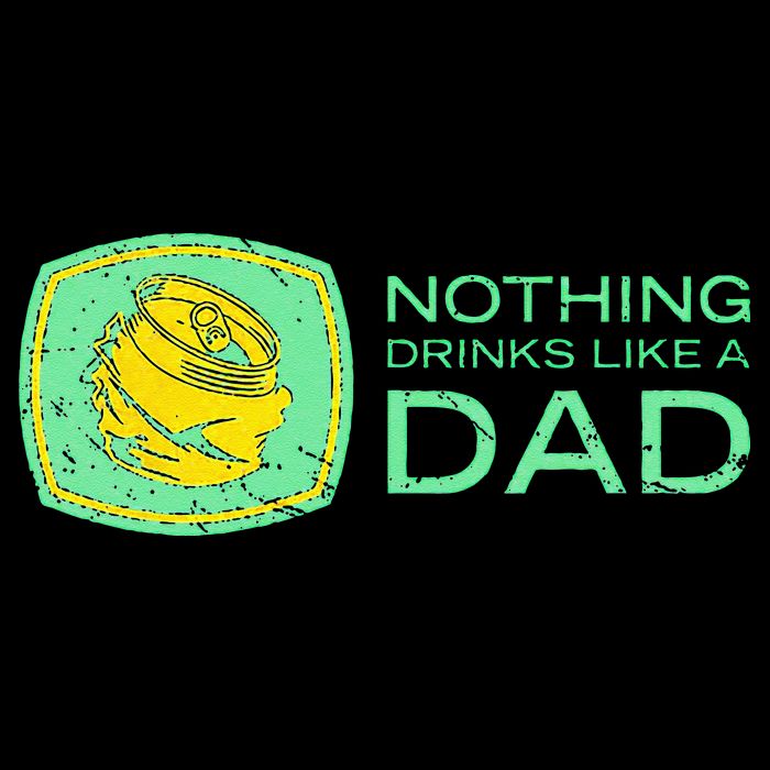 Nothing Drinks Like A Dad Cooling Performance Crew T-Shirt