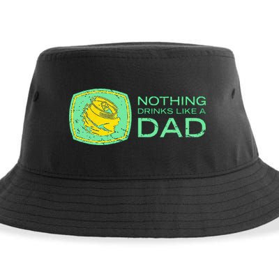 Nothing Drinks Like A Dad Sustainable Bucket Hat