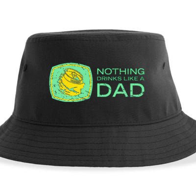 Nothing Drinks Like A Dad Sustainable Bucket Hat