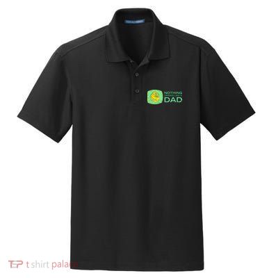 Nothing Drinks Like A Dad Dry Zone Grid Polo