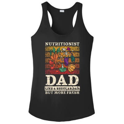 Nutritionist Dad Like A Regular Dad But More Fresh Ladies PosiCharge Competitor Racerback Tank