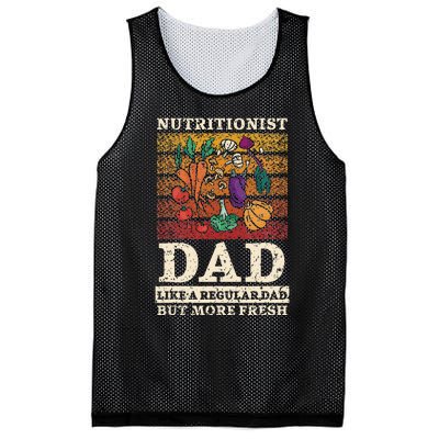 Nutritionist Dad Like A Regular Dad But More Fresh Mesh Reversible Basketball Jersey Tank