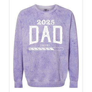 New Dad Loading 2025 Colorblast Crewneck Sweatshirt