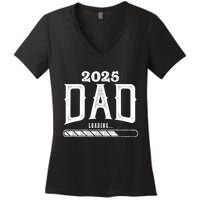 New Dad Loading 2025 Women's V-Neck T-Shirt
