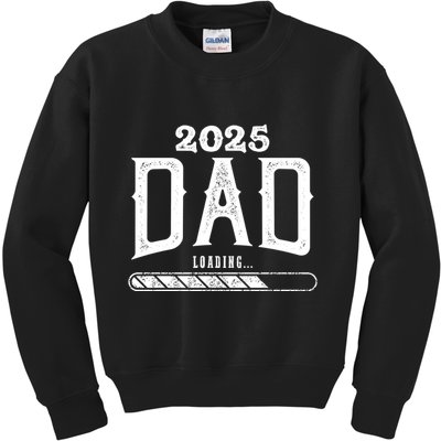 New Dad Loading 2025 Kids Sweatshirt