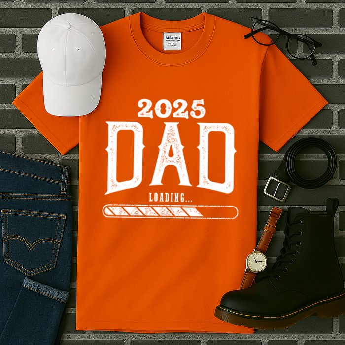 New Dad Loading 2025 Tall T-Shirt