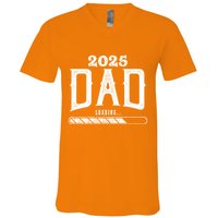 New Dad Loading 2025 V-Neck T-Shirt