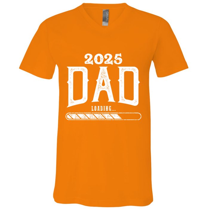 New Dad Loading 2025 V-Neck T-Shirt