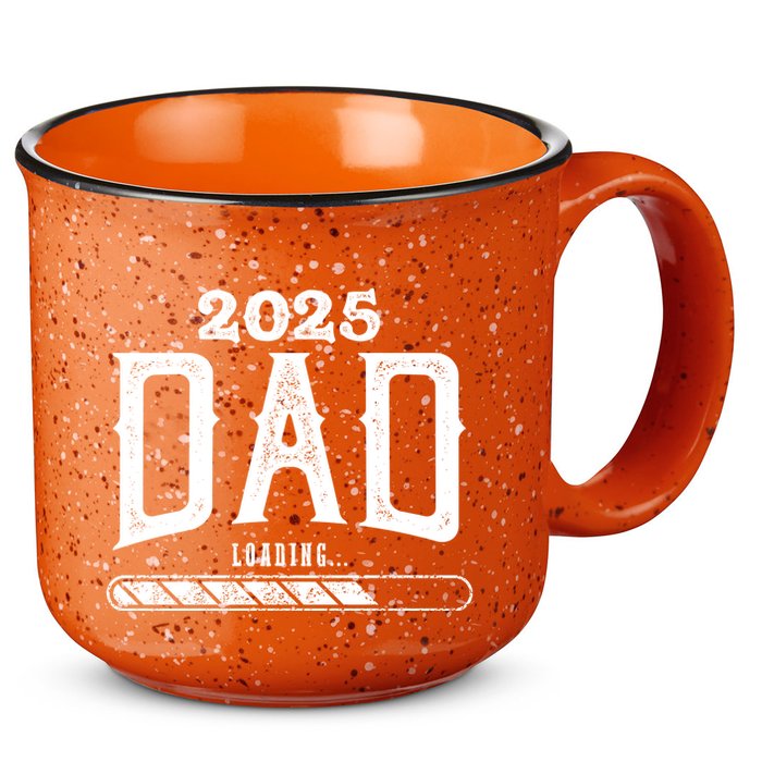 New Dad Loading 2025 15oz Campfire Ceramic Mug
