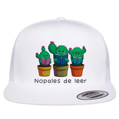 Nopales De Leer Flat Bill Trucker Hat