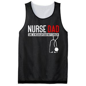 Nurse Dad Like Regular Dad But Cooler Nurse Dad Mesh Reversible Basketball Jersey Tank