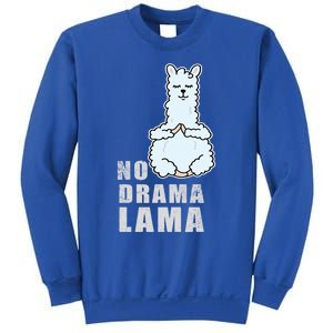 No Drama Llama Mama Camelid Alpaca Peace And Zen Yoga Gift Meaningful Gift Sweatshirt