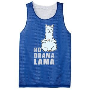 No Drama Llama Mama Camelid Alpaca Peace And Zen Yoga Gift Meaningful Gift Mesh Reversible Basketball Jersey Tank