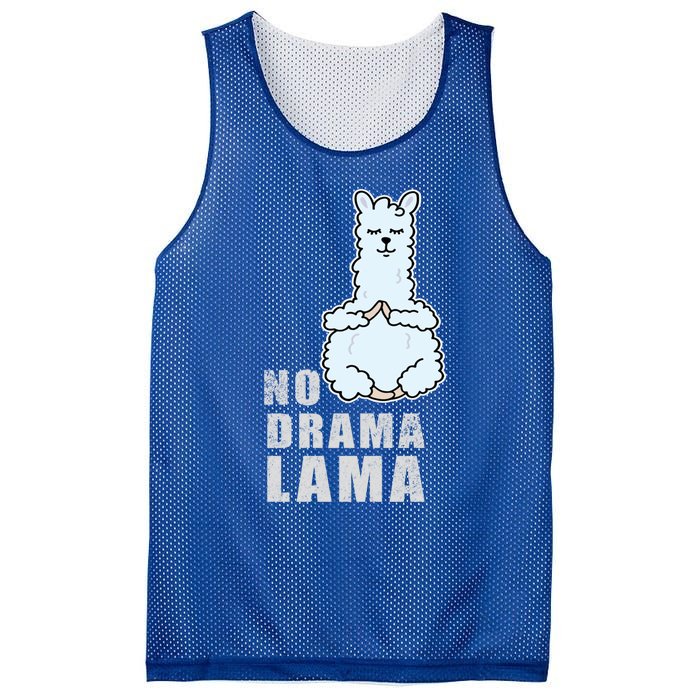 No Drama Llama Mama Camelid Alpaca Peace And Zen Yoga Gift Meaningful Gift Mesh Reversible Basketball Jersey Tank