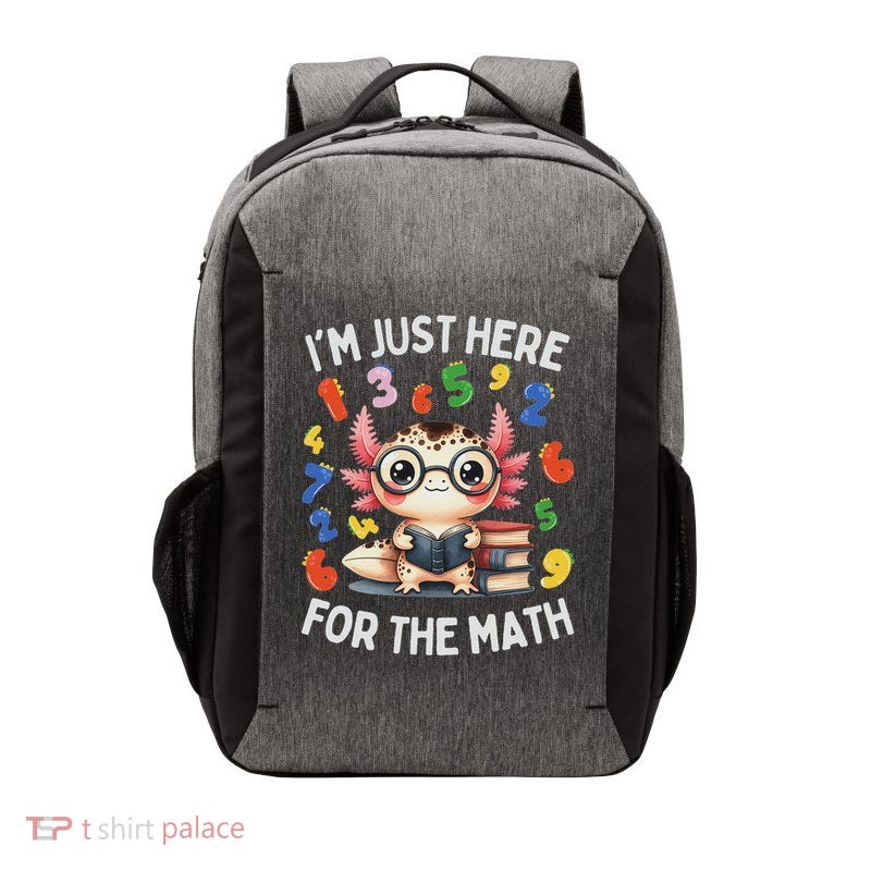 Number Day Maths Day Preschool  Vector Backpack