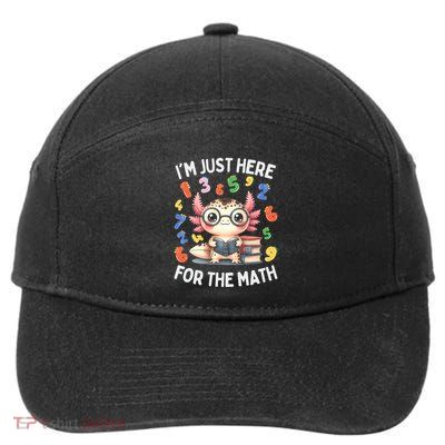 Number Day Maths Day Preschool Number Day Costume 7-Panel Snapback Hat