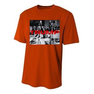 New! Dark Maga Trump Campaign Event 2024 Dark Maga Trump Performance Sprint T-Shirt