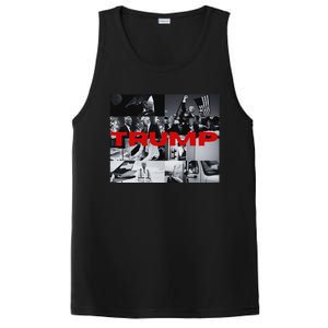 New! Dark Maga Trump Campaign Event 2024 Dark Maga Trump PosiCharge Competitor Tank