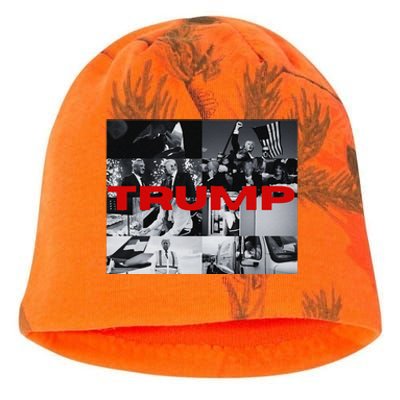 New! Dark Maga Trump Campaign Event 2024 Dark Maga Trump Kati - Camo Knit Beanie