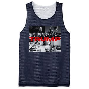 New! Dark Maga Trump Campaign Event 2024 Dark Maga Trump Mesh Reversible Basketball Jersey Tank