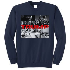 New! Dark Maga Trump Campaign Event 2024 Dark Maga Trump Tall Sweatshirt