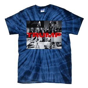 New! Dark Maga Trump Campaign Event 2024 Dark Maga Trump Tie-Dye T-Shirt