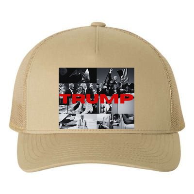 New! Dark Maga Trump Campaign Event 2024 Dark Maga Trump Yupoong Adult 5-Panel Trucker Hat