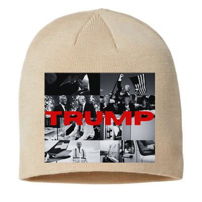 New! Dark Maga Trump Campaign Event 2024 Dark Maga Trump Sustainable Beanie